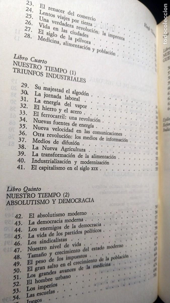 Libros de segunda mano: UNA HISTORIA DEL MUNDO - HUGH THOMAS - Foto 3