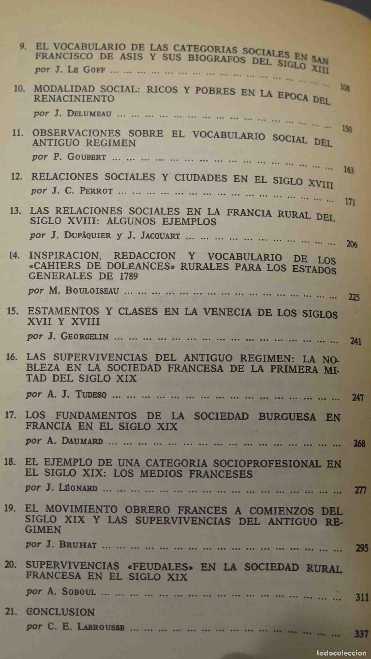 Libros de segunda mano: ORDENES, ESTAMENTOS Y CLASES. C.E.Labrousse - Foto 3