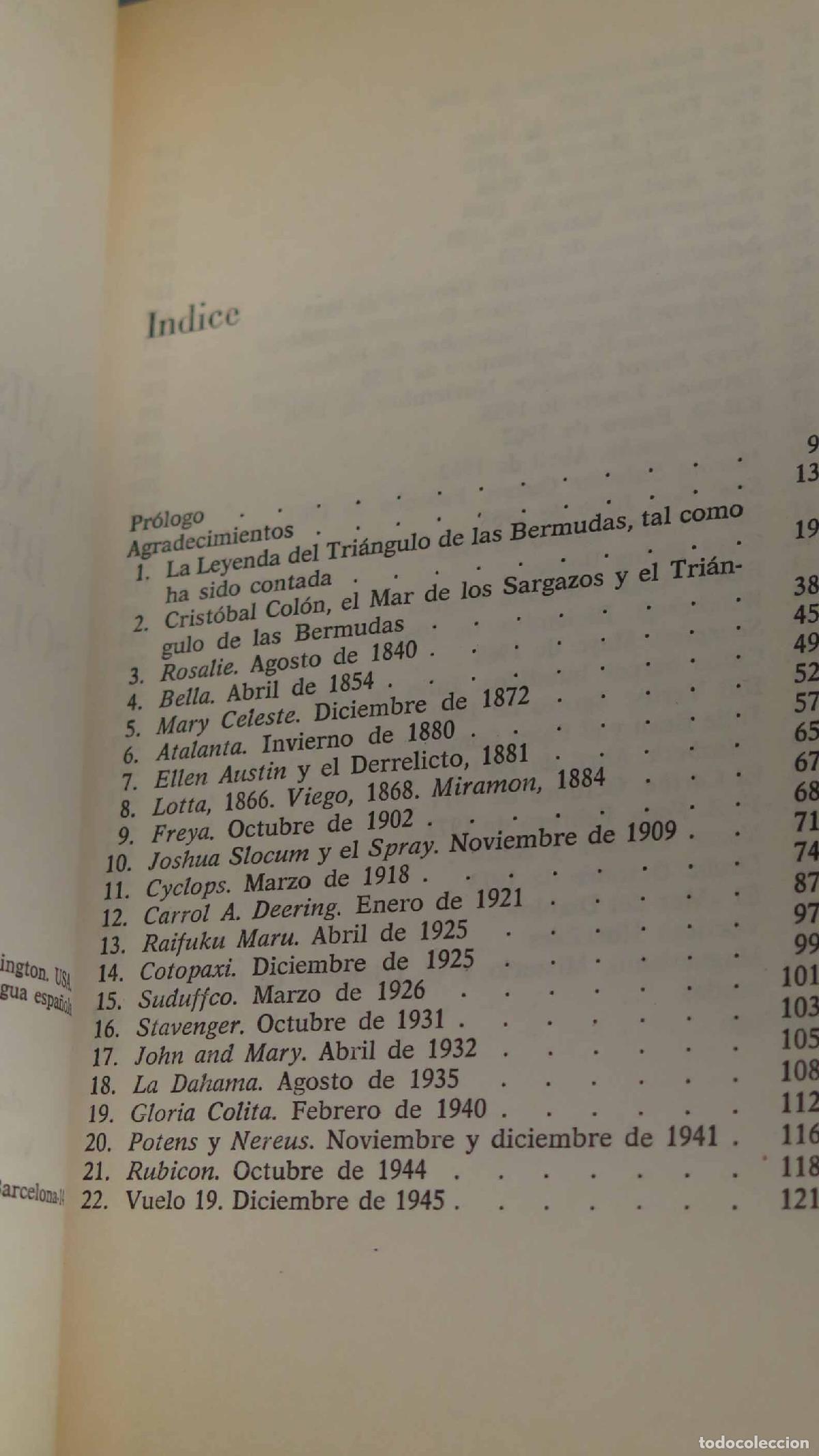 Libros de segunda mano: El misterio del Tri&aacute;ngulo de las Bermudas. Kusche - Foto 2