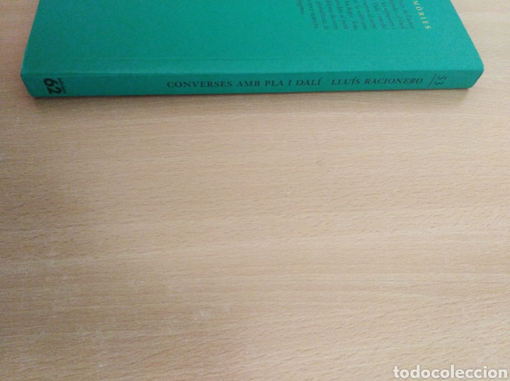 Libros de segunda mano: CONVERSES AMB PLA I DAL&Iacute;. Llu&iacute;s Racionero - Foto 3