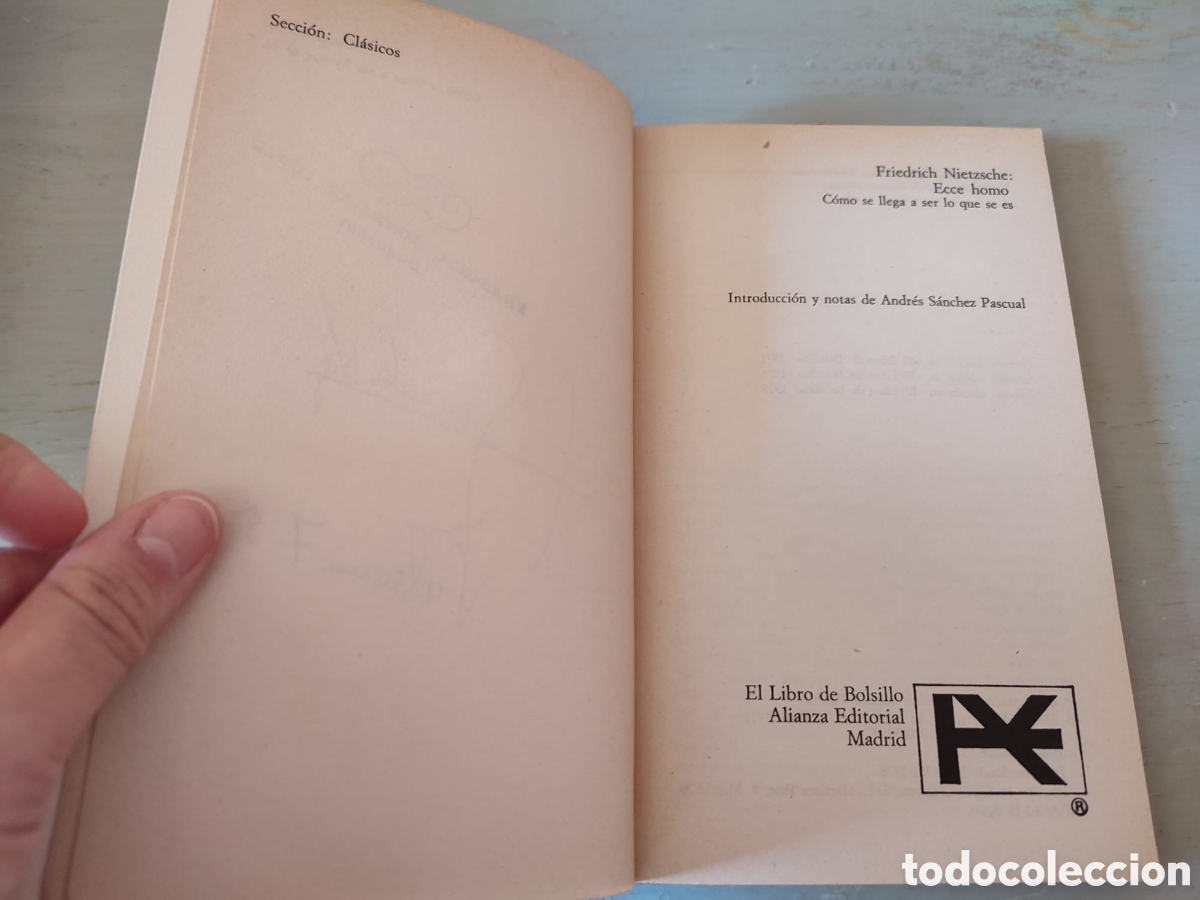 Libros de segunda mano: Ecce Homo Friedrich Nietzsche - Foto 3