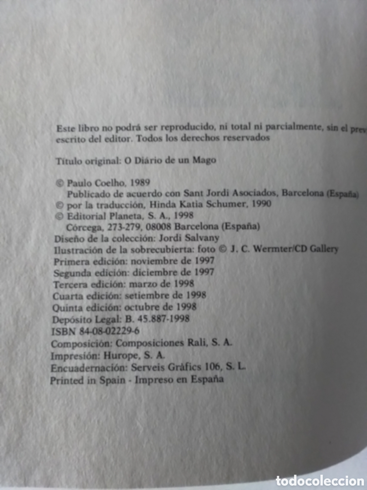 Libros de segunda mano: Libro Paulo Coelho - Foto 5