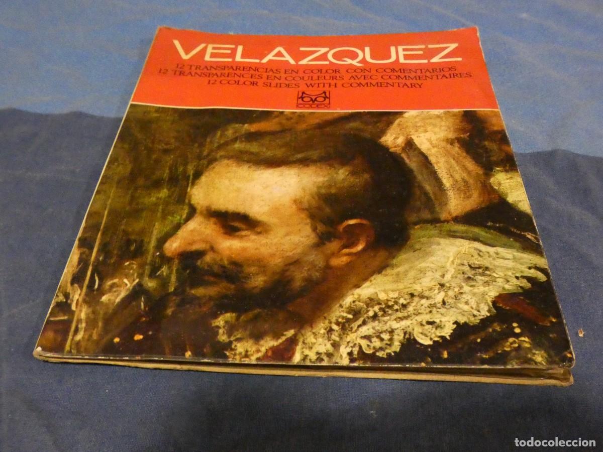 Libros de segunda mano: ARKANSAS1980 ESTADO DECENTE BELLAS ARTES LIBRO VELAZQUEZ 12 TRANSPARENCIAS EN COLOR CON COMENTARIOS