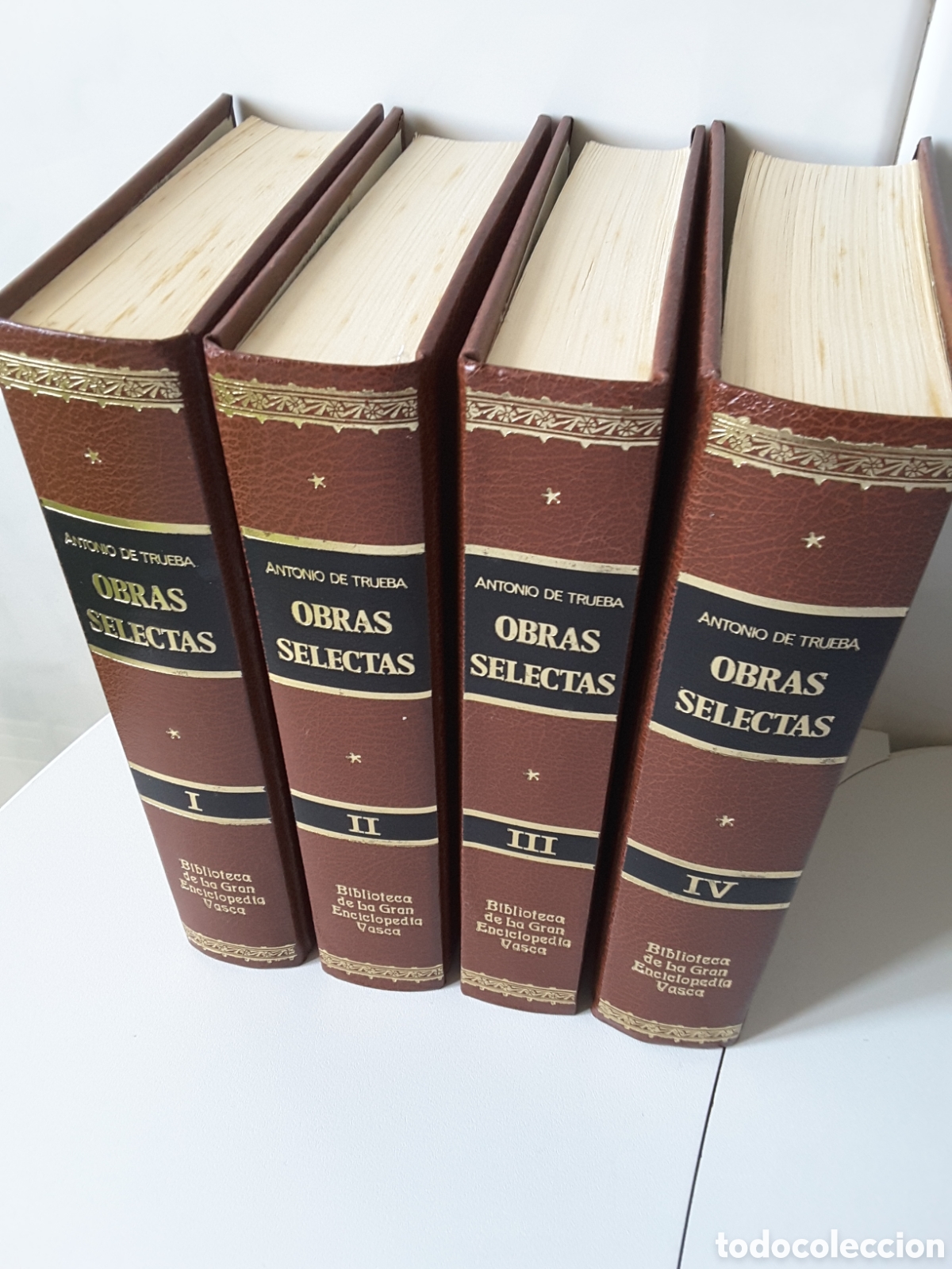 Libros de segunda mano: Antonio Trueba, Obras Selectas en 4 vol&uacute;menes. - Foto 1