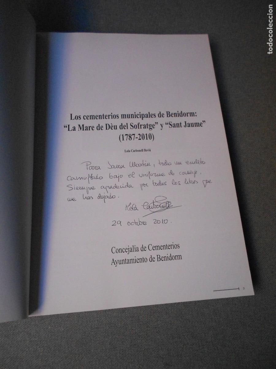 Libros de segunda mano: LOS CEMENTERIOS MUNICIPALES DE BENIDORM - Foto 3