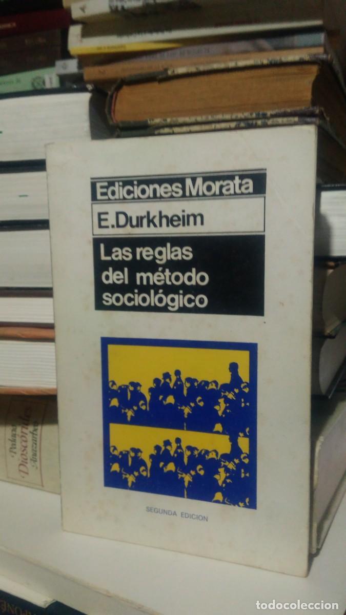 Libros de segunda mano: LAS REGLAS DEL M&Eacute;TODO SOCIOLOGICO, E. DURKHEIM, ED. MORATA - Foto 1