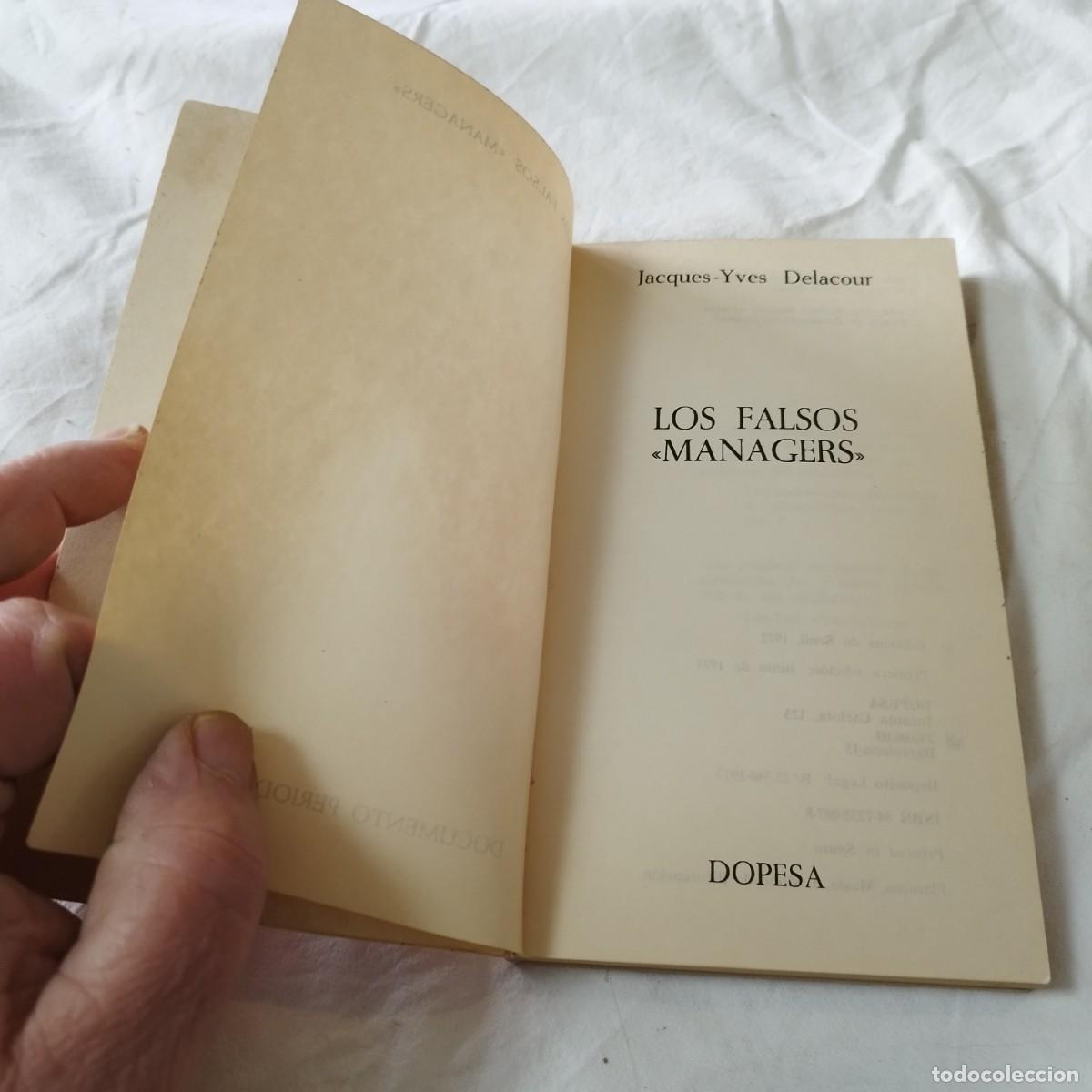 Libros de segunda mano: LOS FALSOS MANAGERS / JACQUES Y.DELACOUR / EVA 098 / DOPESA - Foto 5