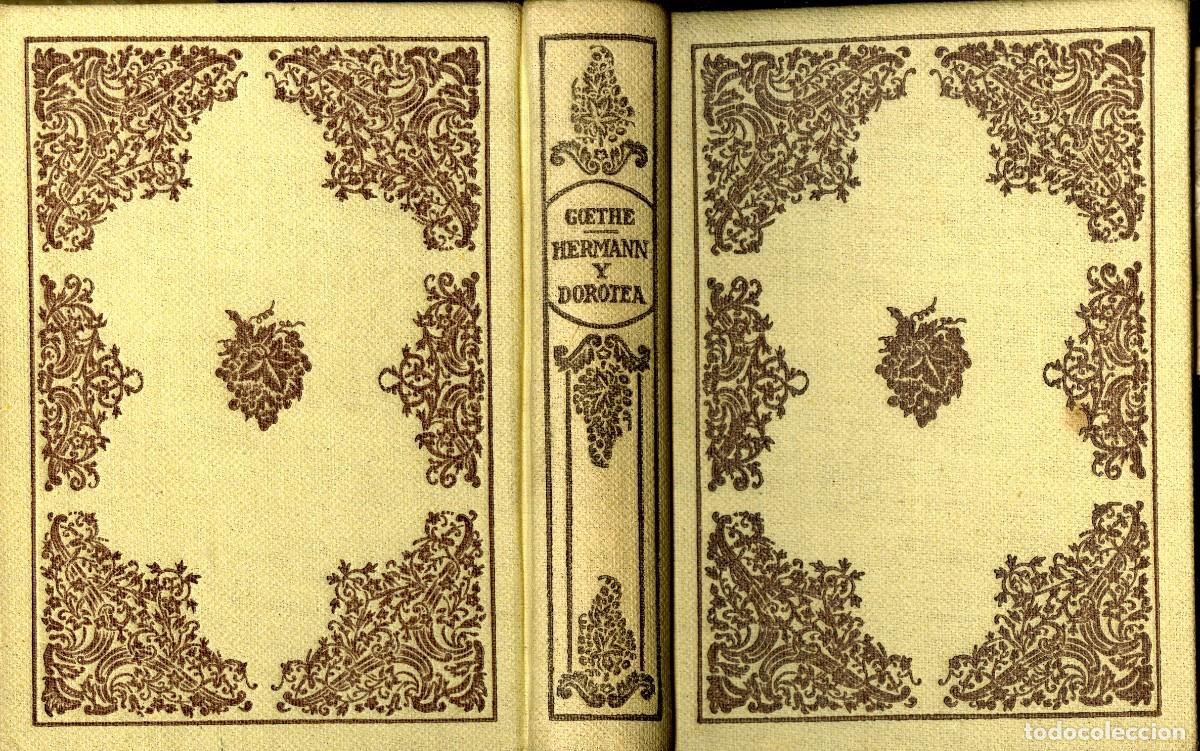 Libros de segunda mano: Goethe. Hermann y Dorotea. 1941 - Foto 1