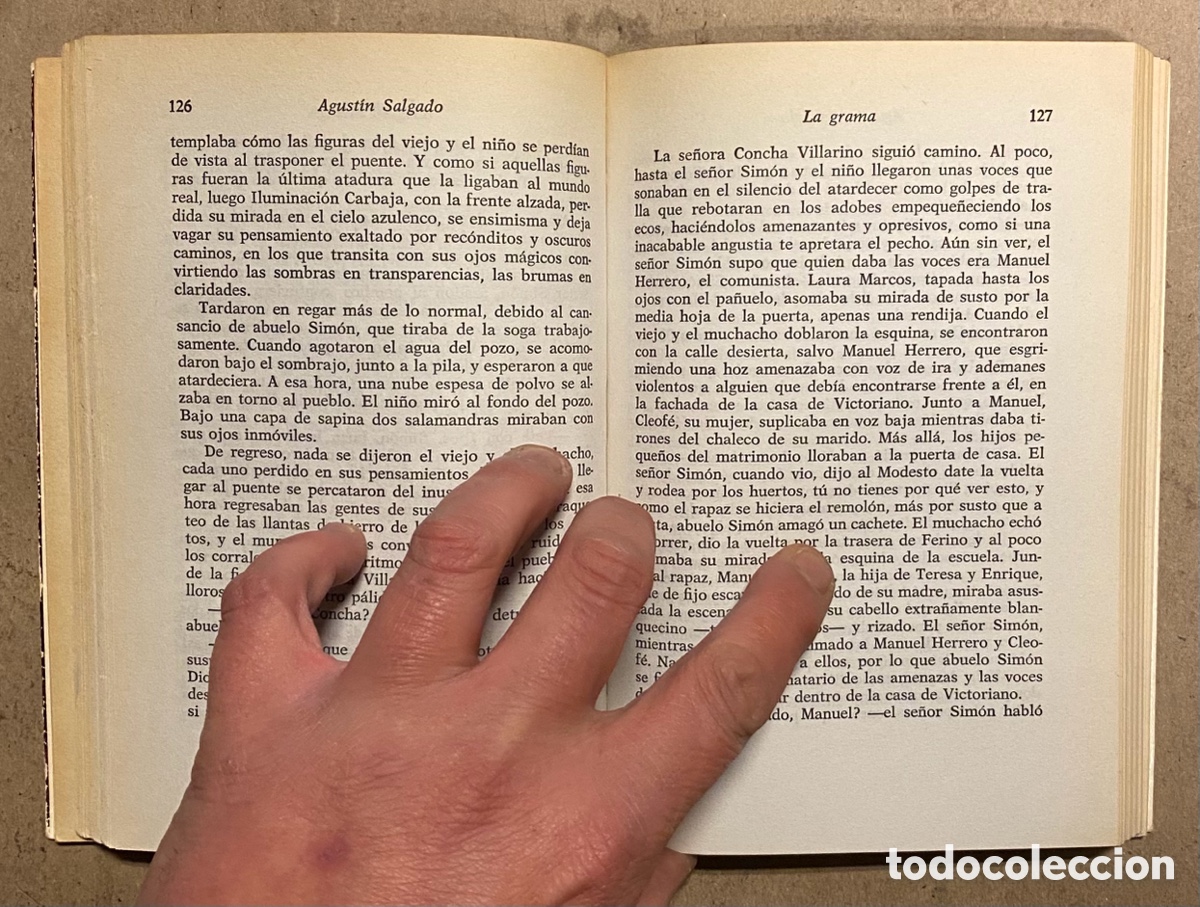 Libros de segunda mano: LA GRAMA. AGUST&Iacute;N SALGADO. PLAZA & JAN&Eacute;S EDITORIAL 1981 (1&ordf; EDICI&Oacute;N). - Foto 3