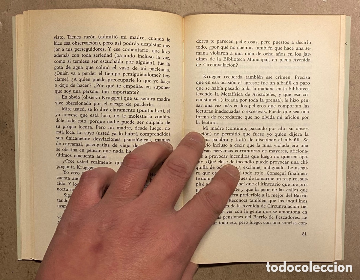 Libros de segunda mano: AMADO MONSTRUO. JAVIER TOMEO. EDITORIAL ANAGRAMA 1989. - Foto 4