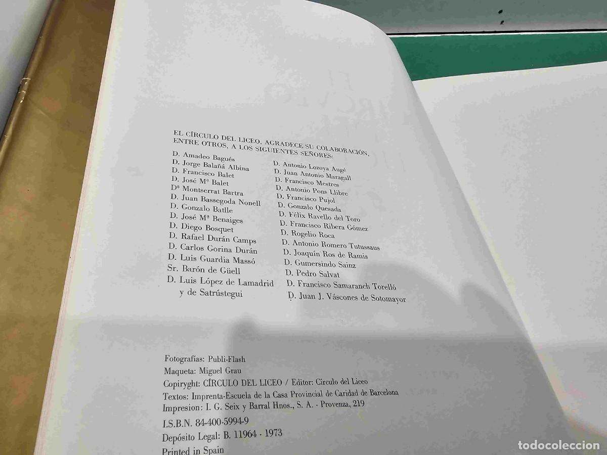 Libros de segunda mano: LIBRO 125 ANIVERSARIO CIRCULO DEL LICEO 1847- 1972 - Foto 2