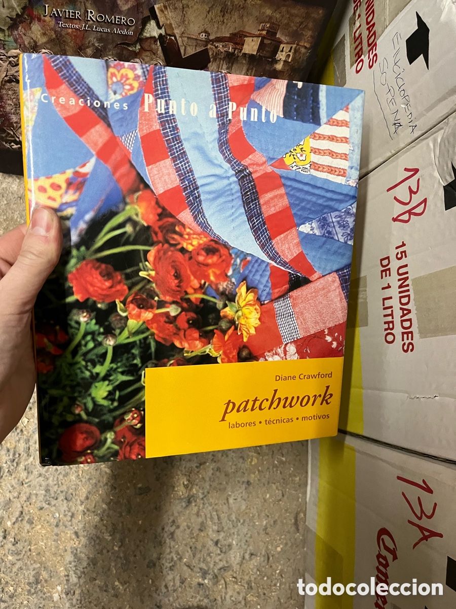 Libros de segunda mano: 13B Diane Crawford patchwork labores &bull; t&eacute;cnicas &bull; motivos - Foto 1
