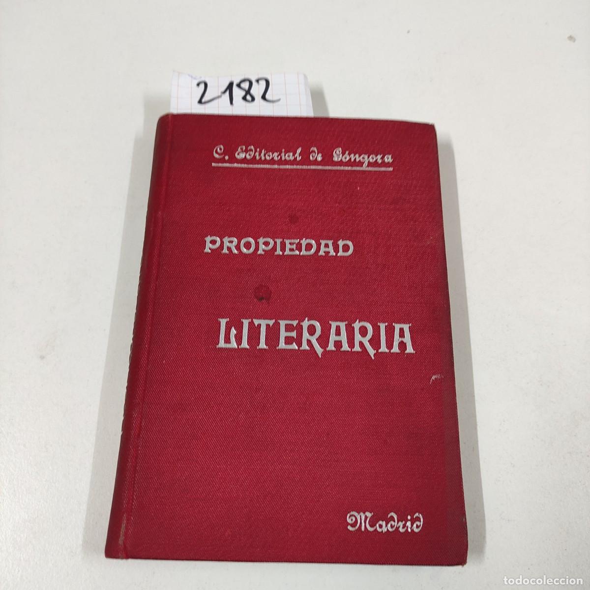 Libros de segunda mano: manual de la propiedad literaria - Foto 1