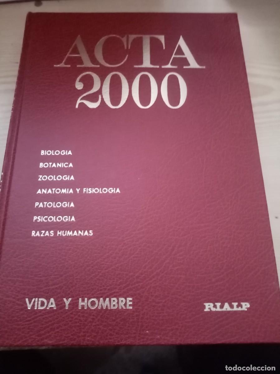 Libros de segunda mano: ACTA 2000. VIDA Y HOMBRE. EST26B1 - Foto 1