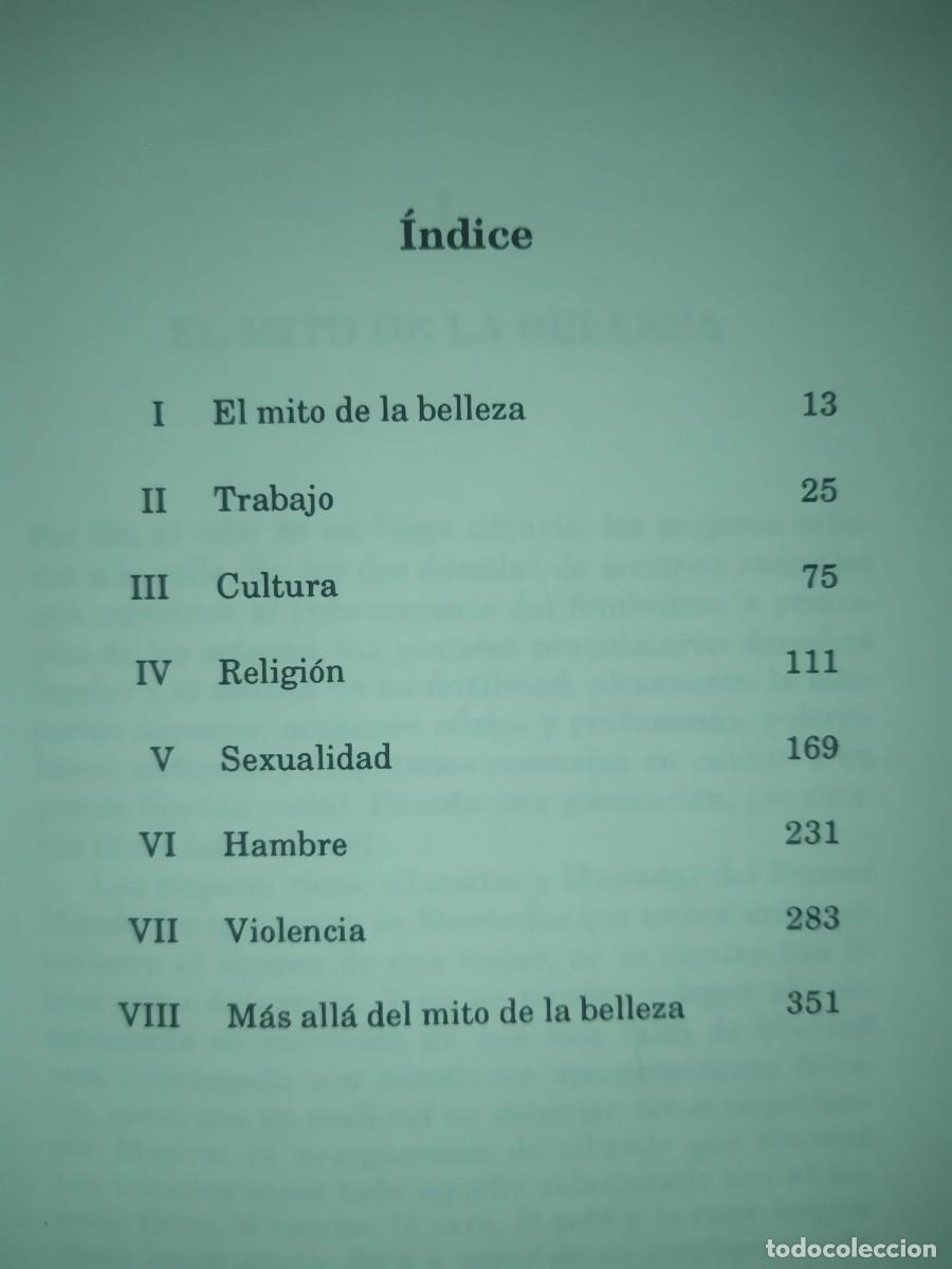 Libros de segunda mano: NAOMI WOLF - EL MITO DE LA BELLEZA. EMECE. REFLEXIONES - Foto 2