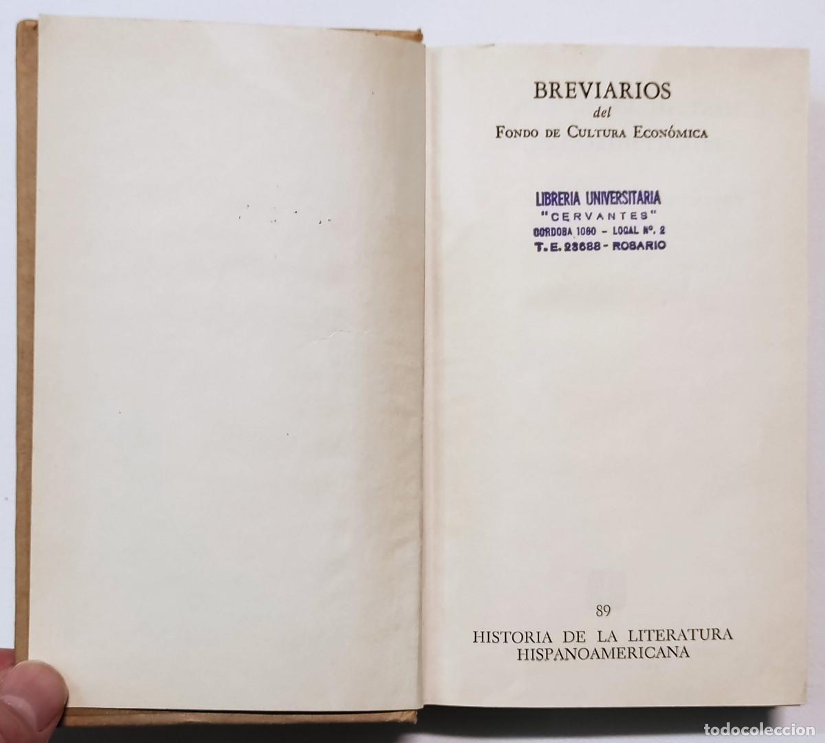 Libros de segunda mano: HISTORIA DE LA LITERATURA HISPANO-AMERICANA. E. ANDERSON IMBERT. - Foto 2