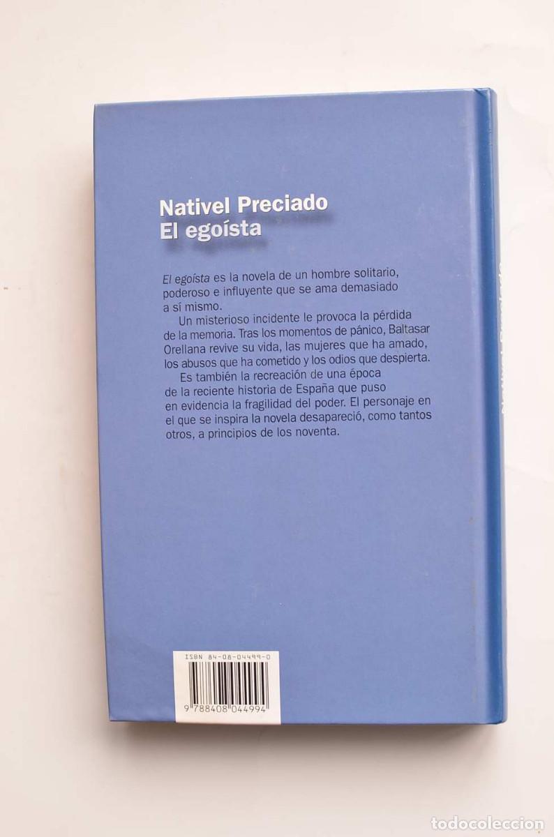 Libros de segunda mano: El ego&iacute;sta - PRECIADO, Nativel - Foto 3