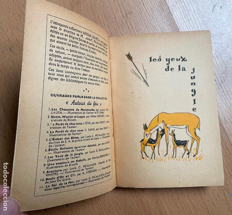 Libros de segunda mano: LES YEUX DE LA JUNGLE L, Picalausa EN FRANCES - Foto 3