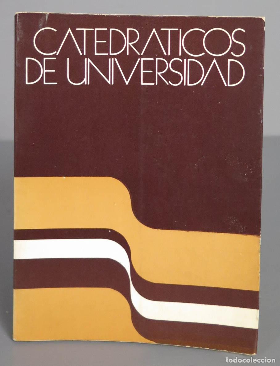 Libros de segunda mano: Catedraticos de universidad - Foto 1