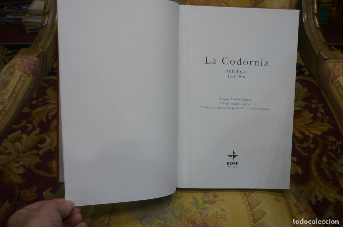 Libros de segunda mano: LA CODORNIZ. ANTOLOG&Iacute;A (1941 - 1978). - Foto 5