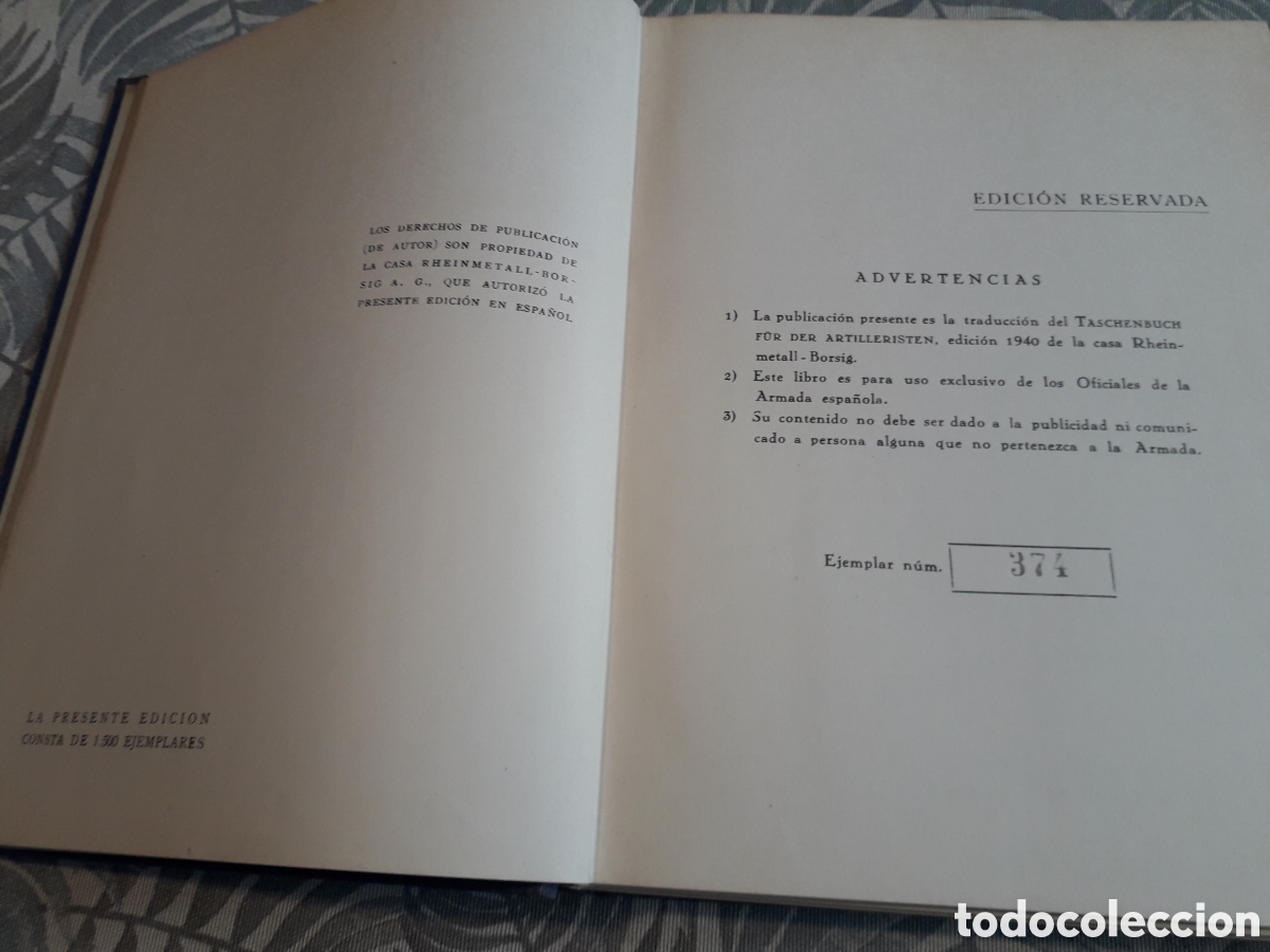 Libros de segunda mano: MISCELANEA ARTILLERA, EDITORIAL NAVAL, - Foto 2