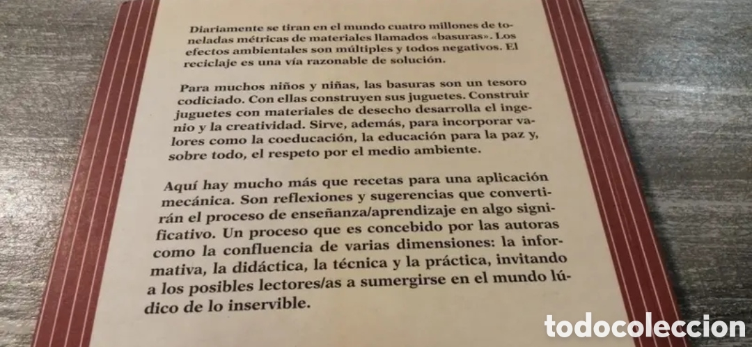 Libros de segunda mano: Construcci&oacute;n de juguetes con material de desecho - Foto 2