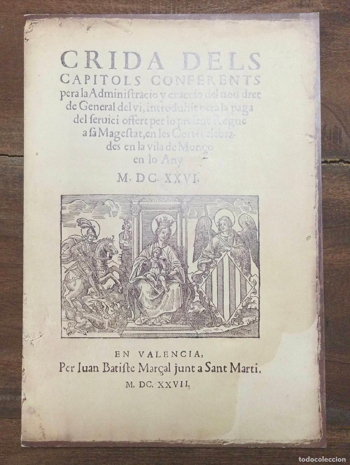 Libros de segunda mano: CRIDA DELS CAPITOLS CONFERENTS. . Iuan Batiste. 1990. - Foto 1