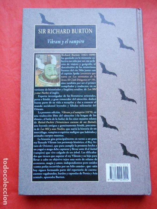 Libros de segunda mano: Vikram y el vampiro Sir Richard Burton Ediciones Valdemar - Foto 2