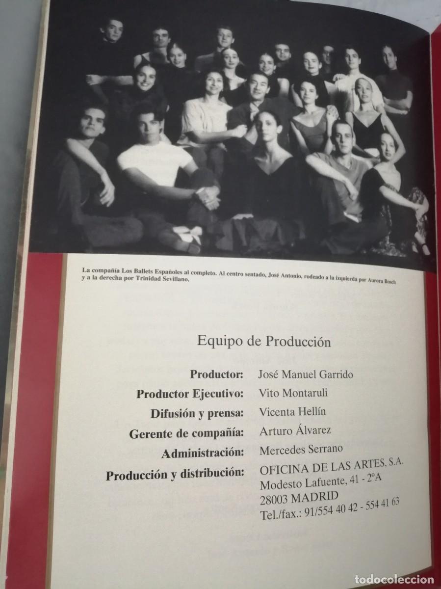 Libros de segunda mano: Jos&eacute; Antonio y Los Ballets Espa&ntilde;oles: GOYA EN LA DANZA (Programa original) - Foto 4