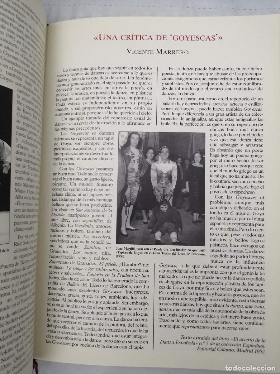 Libros de segunda mano: Jos&eacute; Antonio y Los Ballets Espa&ntilde;oles: GOYA EN LA DANZA (Programa original) - Foto 7
