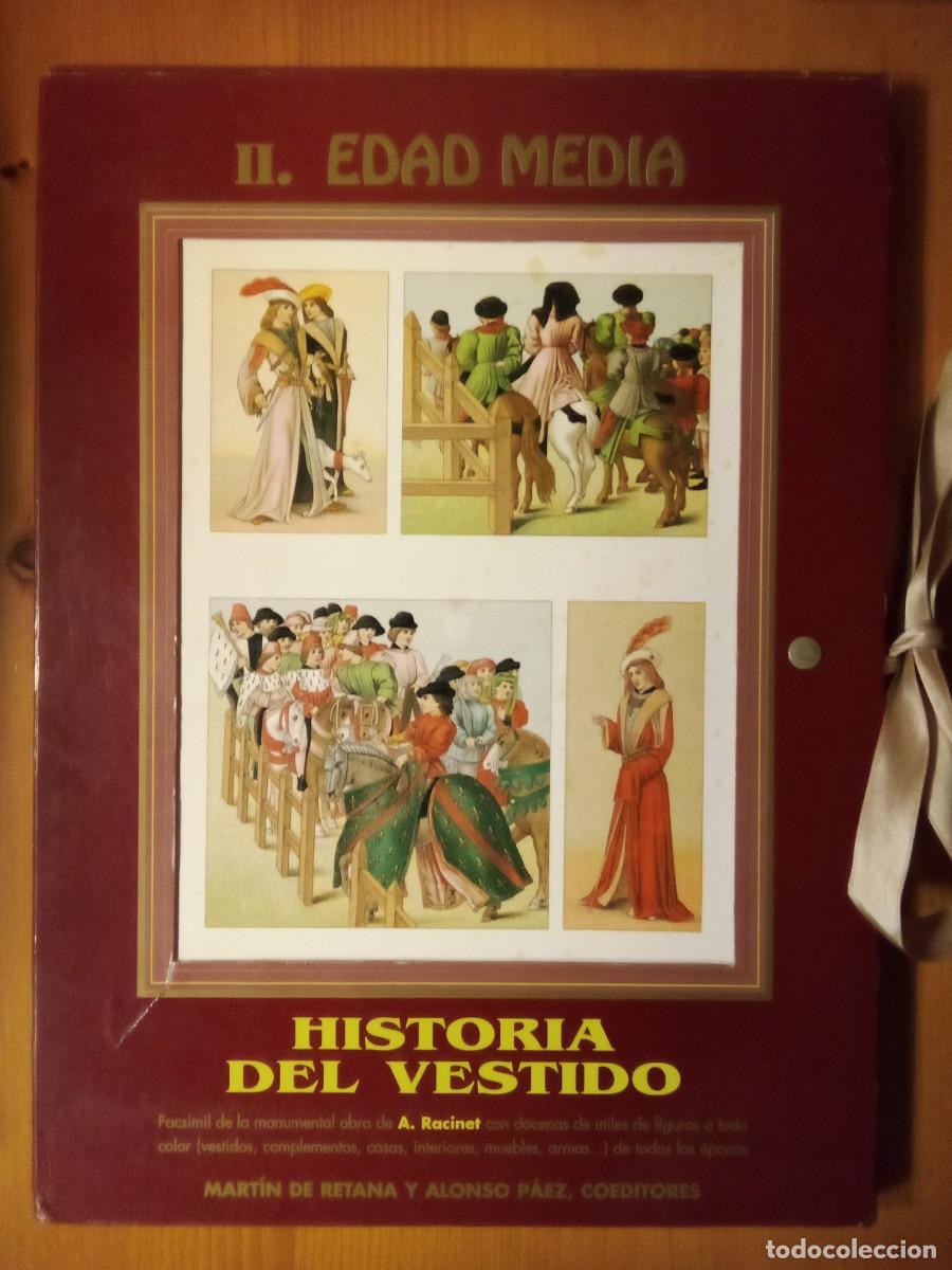 Libri di seconda mano: HISTORIA DEL VESTIDO II, EDAD MEDIA, ALBERT RACINET, MARTIN DE RETAMA Y ALONSO PAEZ EDITORES