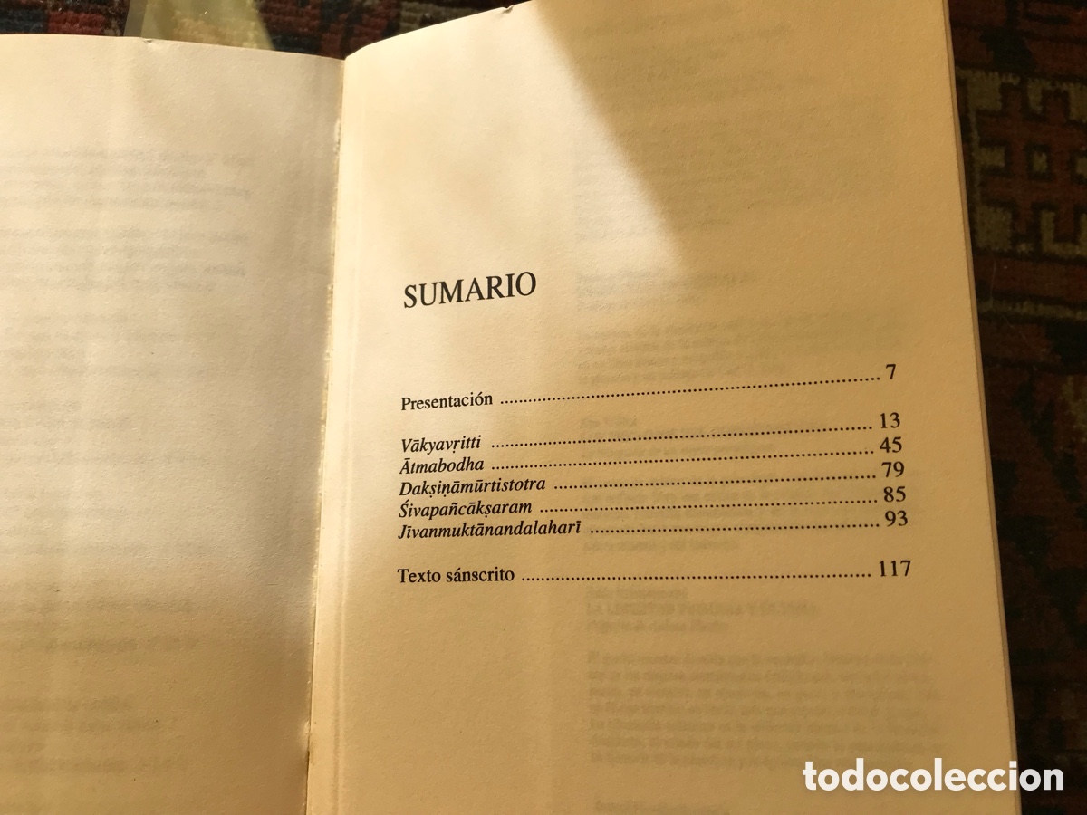 Libros de segunda mano: La esencia de Vedanta. Samkara. Kair&oacute;s - Foto 4