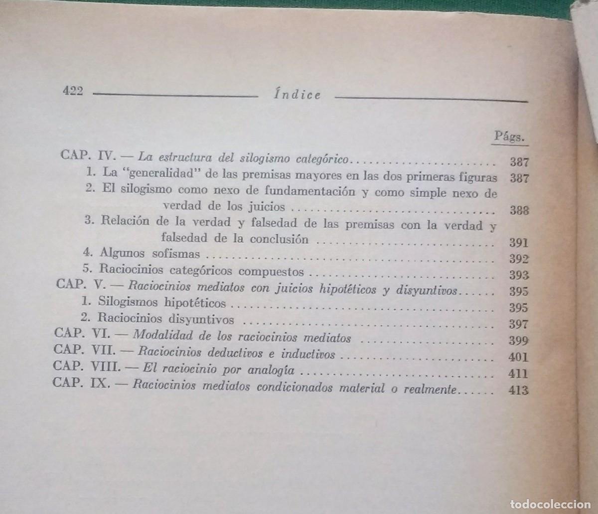 Libros de segunda mano: LOGICA - A. PF&Auml;NDER - 1&ordf; EDICION 1938. - Foto 5
