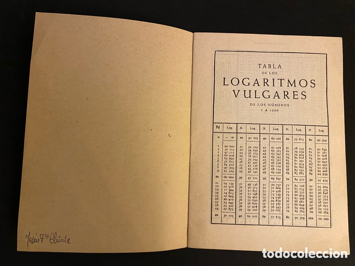 Libros de segunda mano: Tabla de Logaritmos Barcelona, 1962 - Foto 2