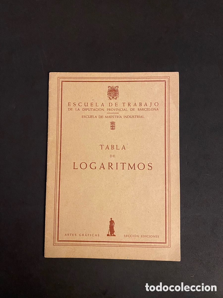 Libros de segunda mano: Tabla de Logaritmos Barcelona, 1962 - Foto 1
