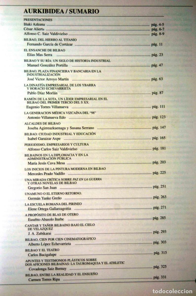 Libros de segunda mano: BILBAO UNA ENCRUCIJADA ENTRE DOS SIGLOS-VV.AA. - Foto 2