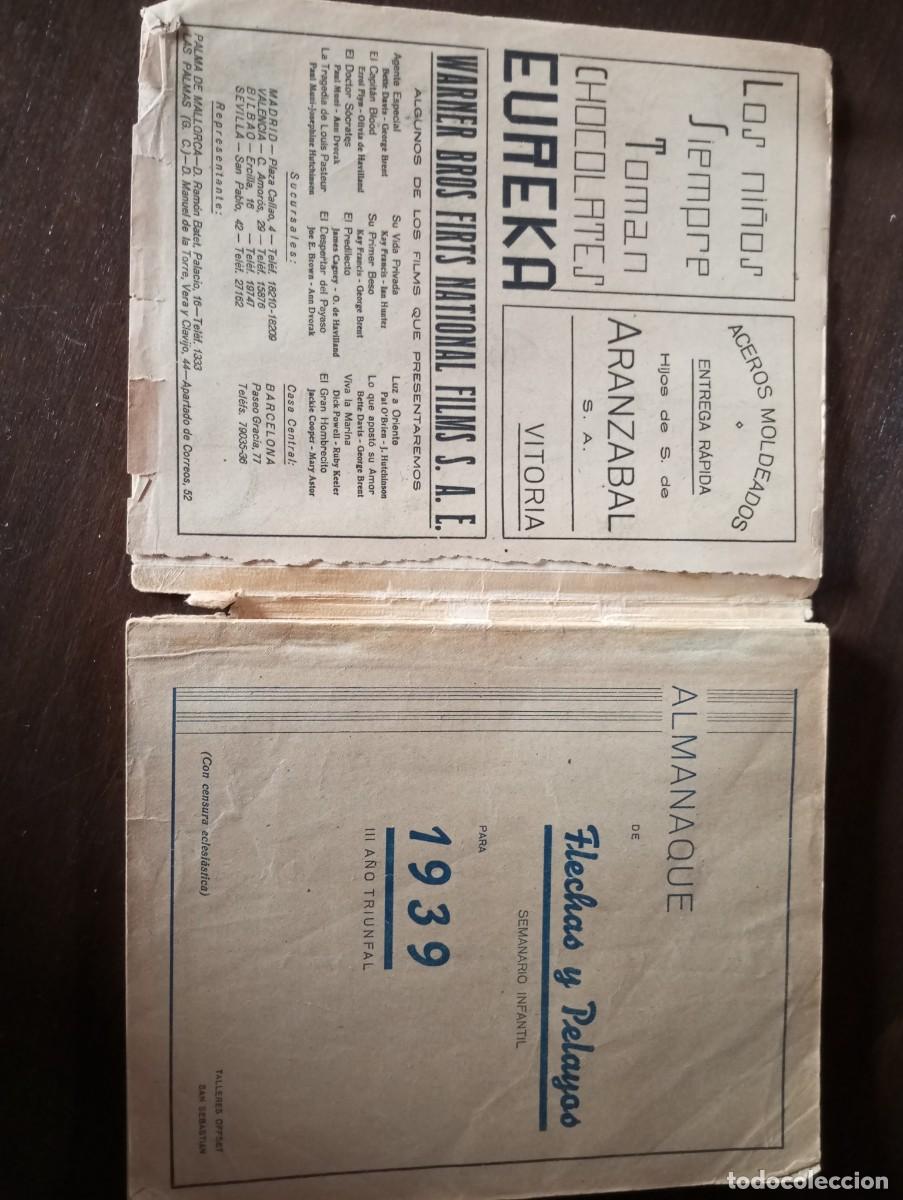 Libros de segunda mano: ALMANAQUE DE FLECHAS Y PELAYOS 1939,EL COMIC DE LOS A&Ntilde;OS 40 - Foto 4