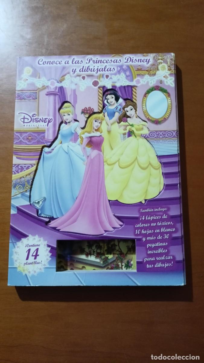 Libros de segunda mano: Conoce a las Princesas Disney y dib&uacute;jalas - Disney Princesas - Foto 1