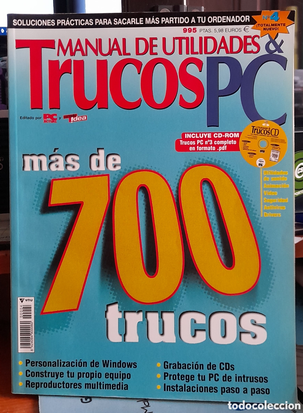 Libros de segunda mano: Manual de utilidades y trucos Pc.n4 - Foto 1