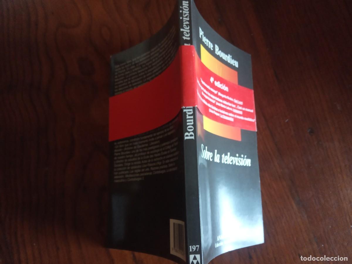 Libros de segunda mano: SOBRE LA TELEVISION. -PIERRE BOURDIEU. - Foto 2