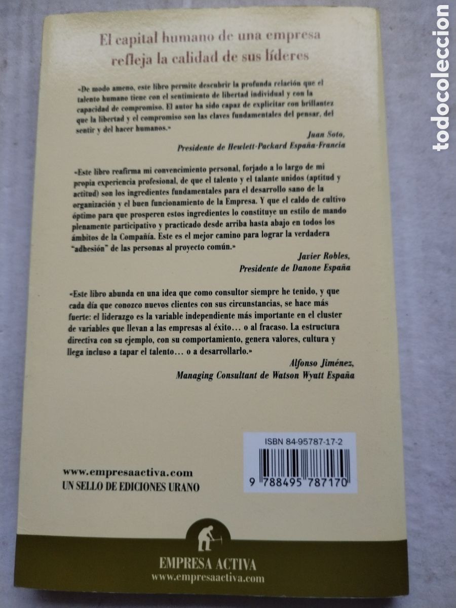 Libros de segunda mano: LAS CLAVES DEL TALENTO/PABLO CARDONA - Foto 4