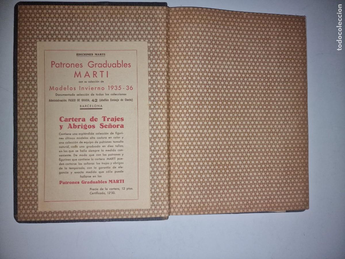 Libros de segunda mano: CORTE SISTEMA MARTI - MODISTERIA-1935 - Foto 2