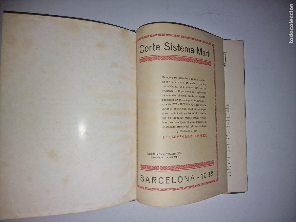 Libros de segunda mano: CORTE SISTEMA MARTI - MODISTERIA-1935 - Foto 4