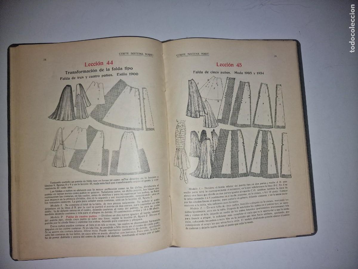 Libros de segunda mano: CORTE SISTEMA MARTI - MODISTERIA-1935 - Foto 6