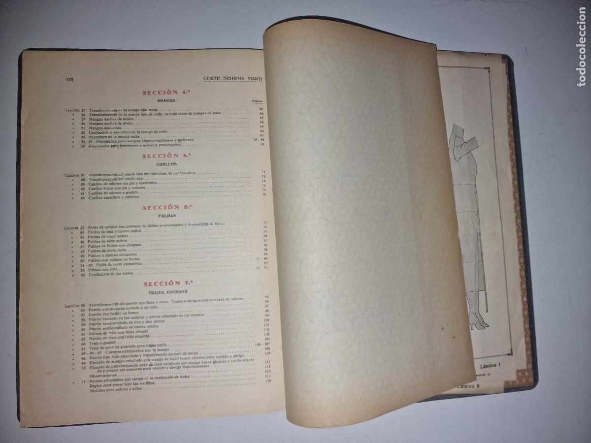 Libros de segunda mano: CORTE SISTEMA MARTI - MODISTERIA-1935 - Foto 7