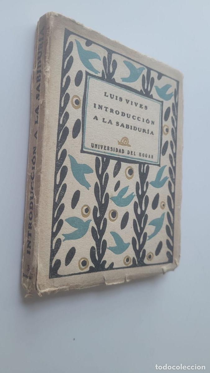 Libros de segunda mano: INTRODUCCI&Oacute;N A LA SABIDUR&Iacute;A - LUIS VIVES (1930) - Foto 1