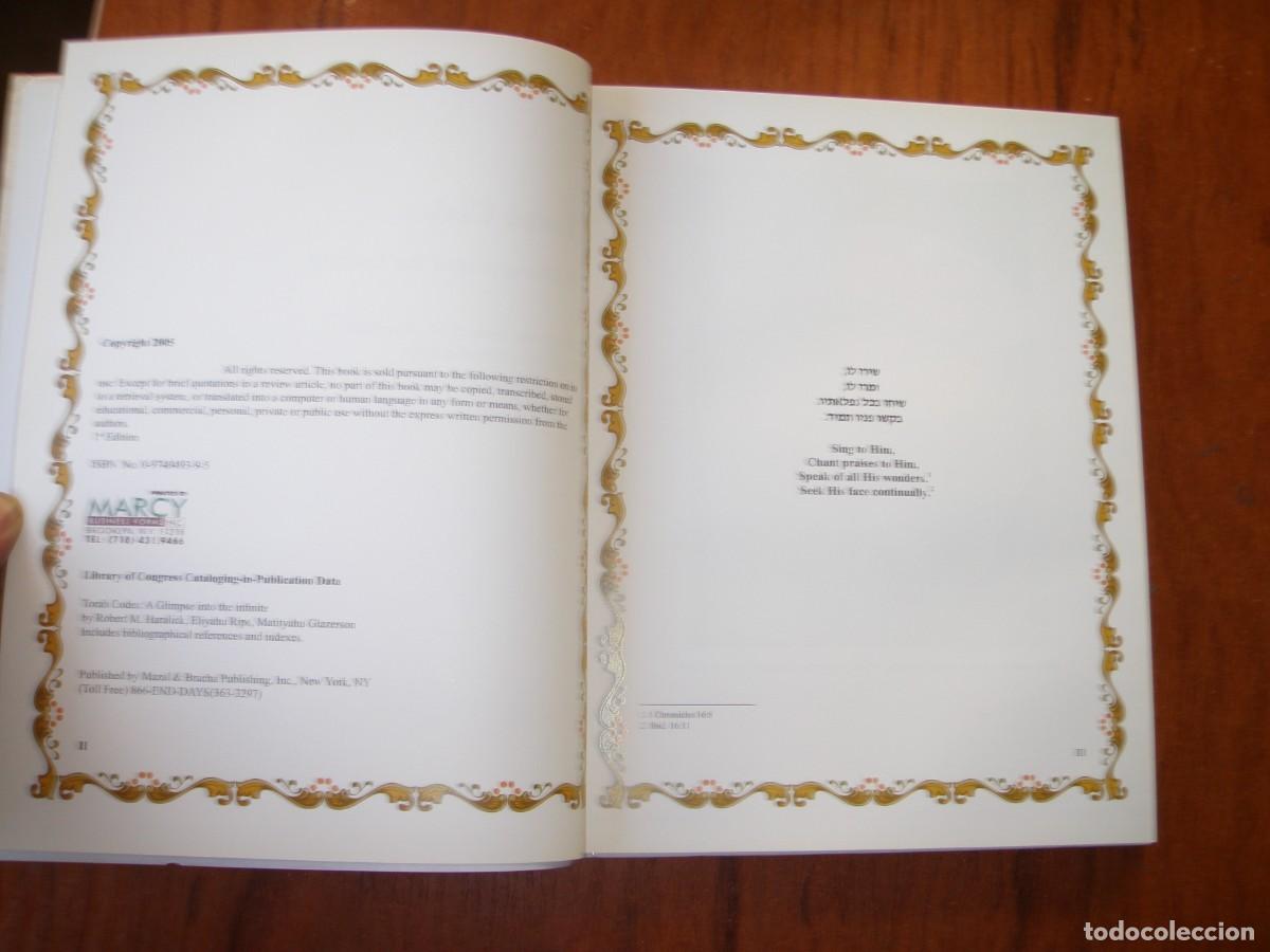 Libros de segunda mano: TORAH CODE IDIOMA INGL&Eacute;S - Foto 2