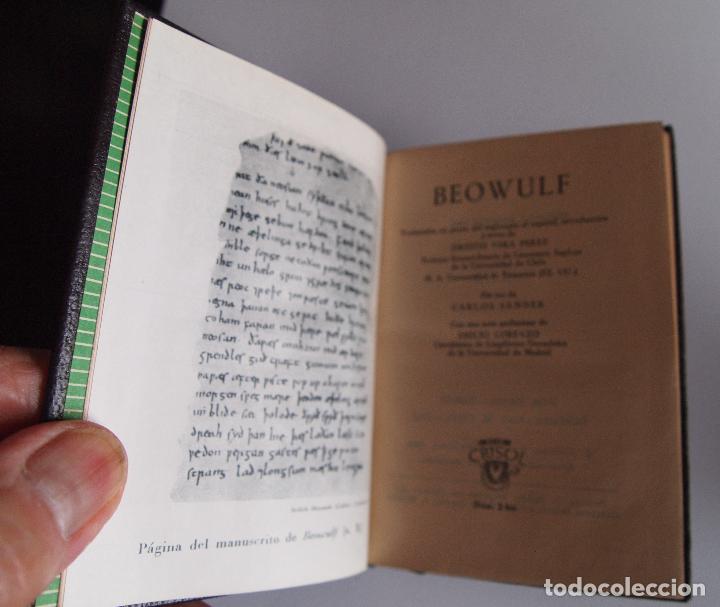 Libros de segunda mano: AGUILAR - Coleccion : CRISOL - n&ordm; 002 BIS - BEOWULF - an&oacute;nimo - Foto 4
