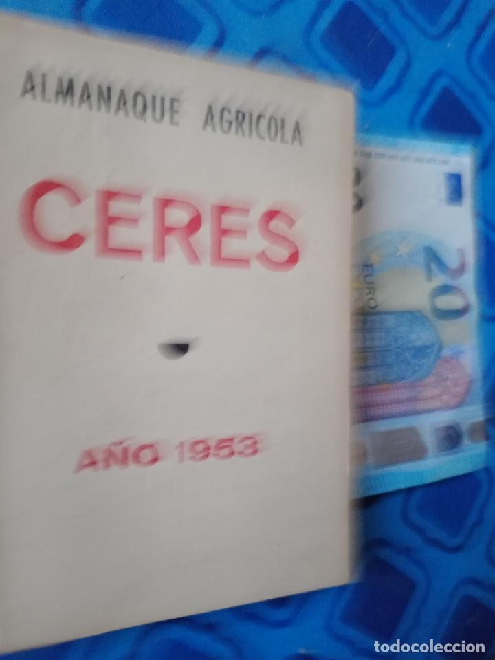 Libros de segunda mano: Almanaque agr&iacute;cola CERES 1953