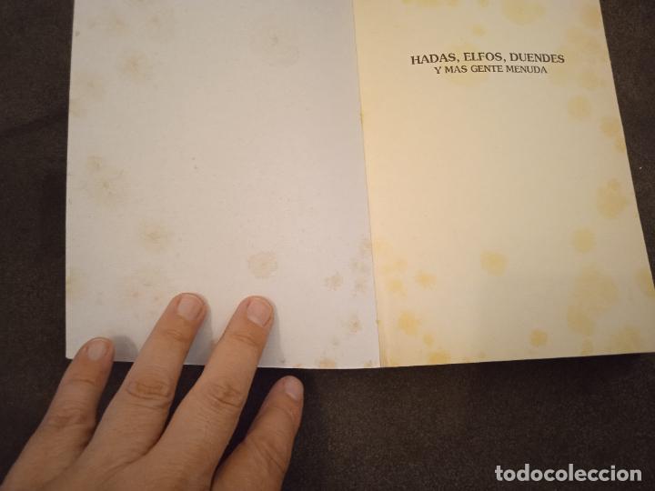 Libros de segunda mano: Hadas duendes elfos y mas gente menuda. Michael Hall - Foto 4